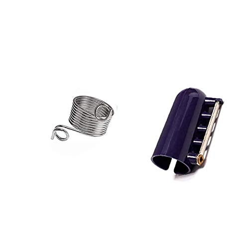 YICBOR Metal Knitting Thimble Norwegian with 2 Yarn Guides #624144 Knitting Thimble with 4 Yarn Guides #624147 - Image 1